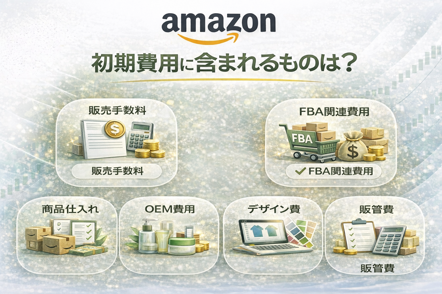 Amazonビジネスで初期費用に含まれるものは?