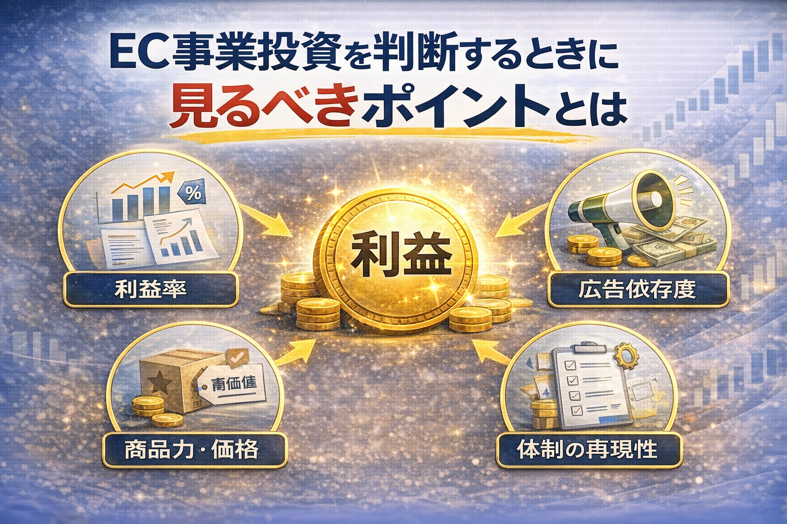 EC事業投資を判断するときに見るべきポイントとは