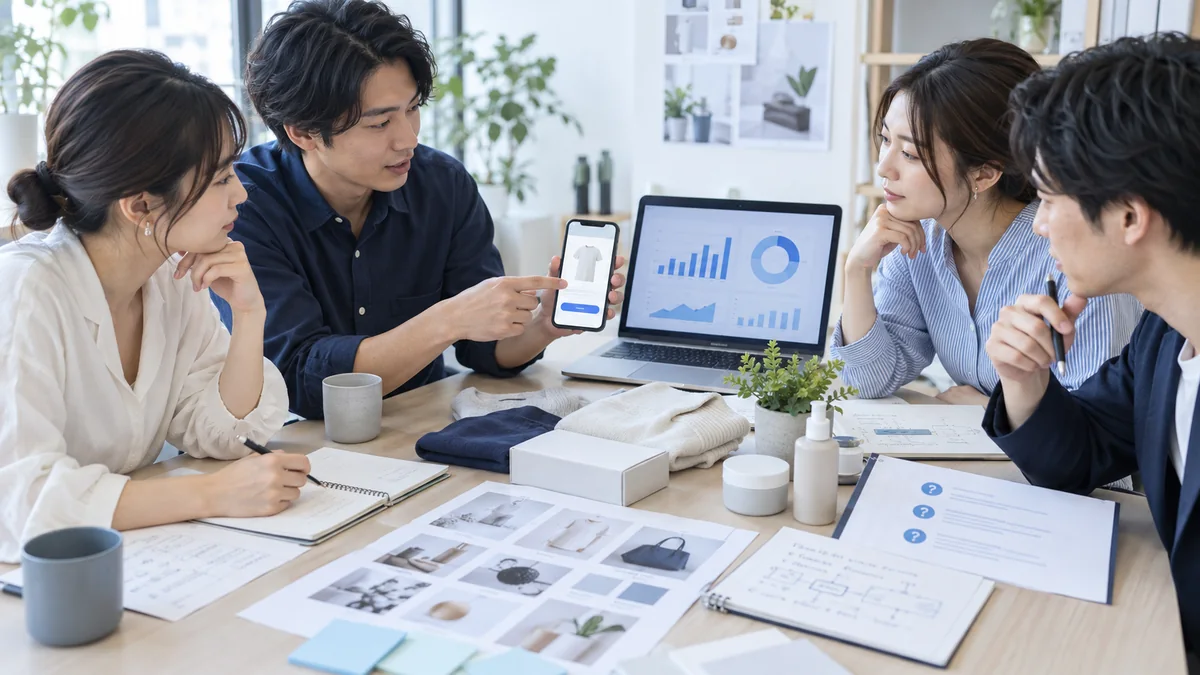 商品ページと購入導線を検証するEC担当者