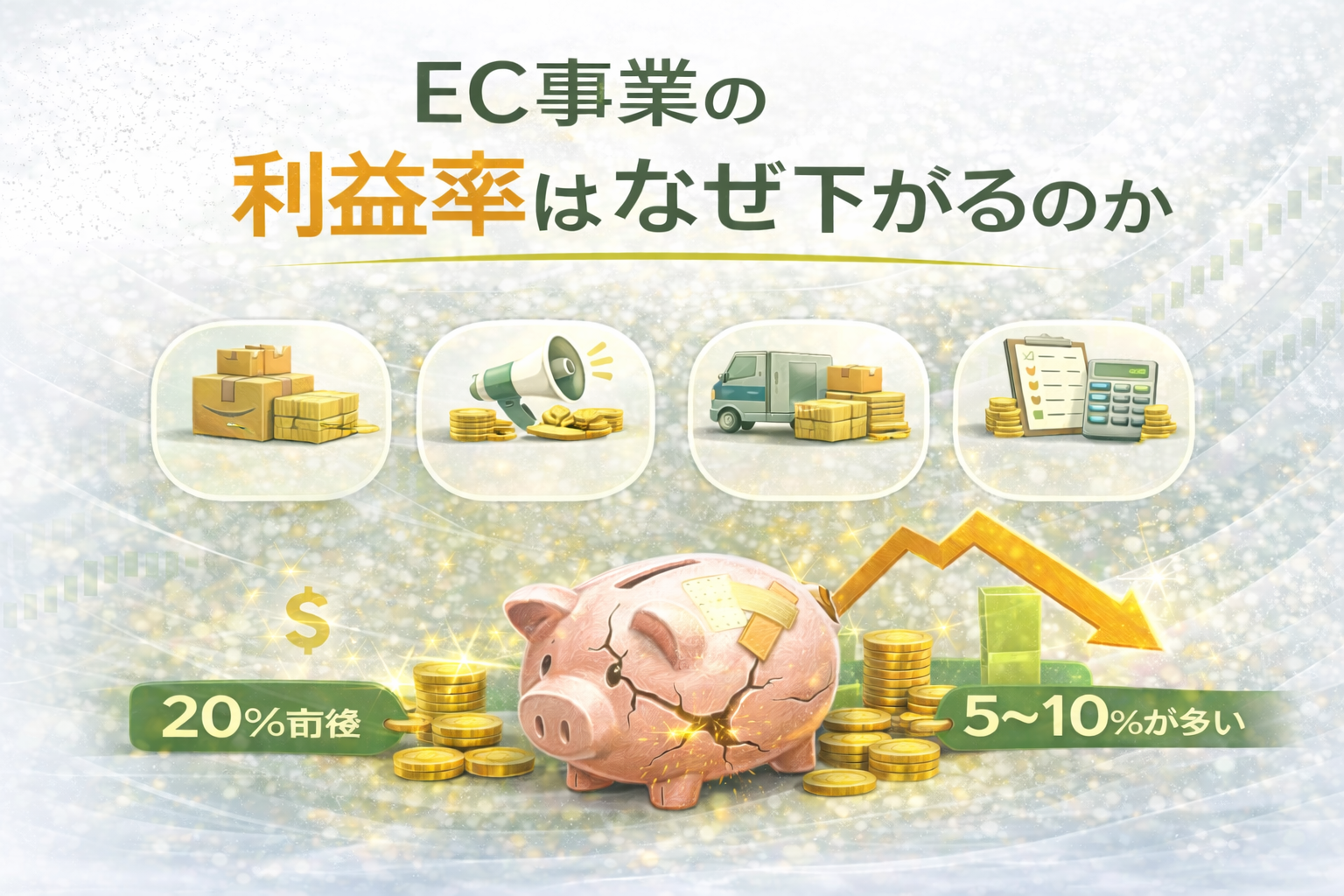 EC事業の利益率はなぜ下がってしまうのか