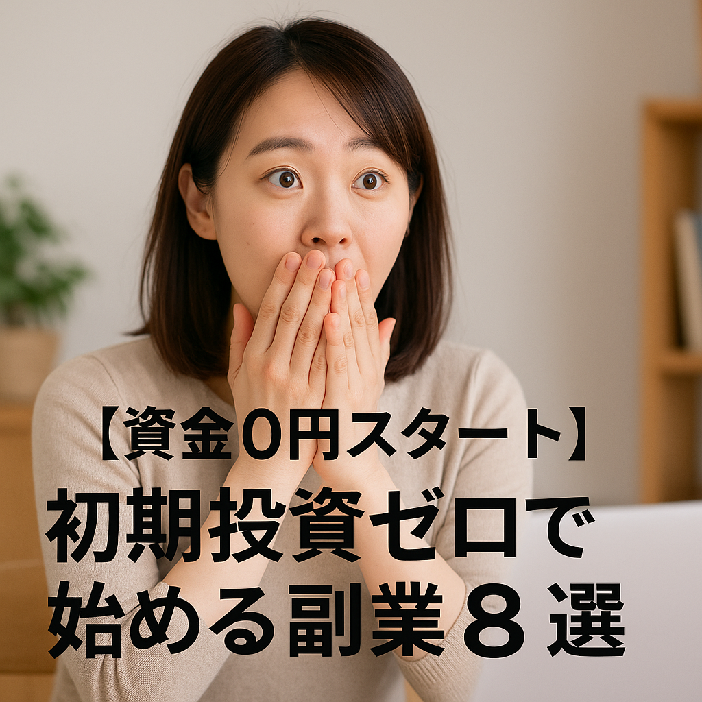 資金0円でスタートできる副業