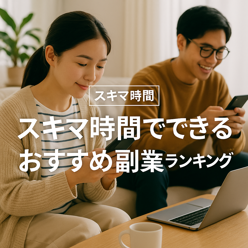 隙間時間でできるおすすめ副業ランキング
