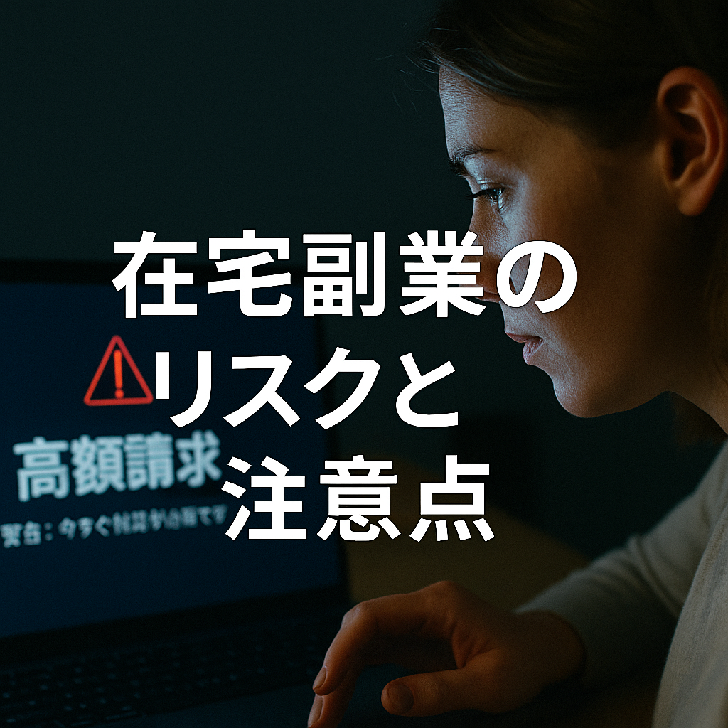 在宅副業のリスクと注意点