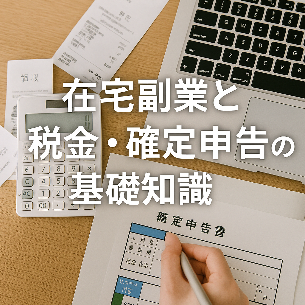 在宅副業と税金、確定申告の基礎知識