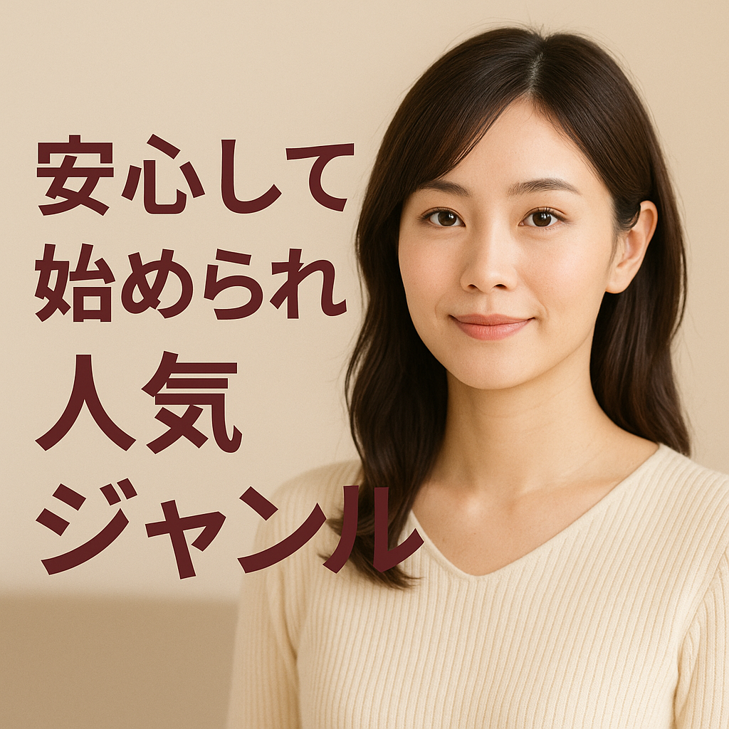 副業おすすめ　女性が安心して始められる人気ジャンル