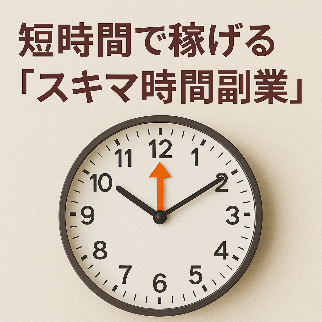 副業おすすめ　女性が短時間で稼げる隙間副業