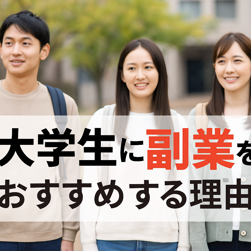 大学生に副業をおすすめする理由とは