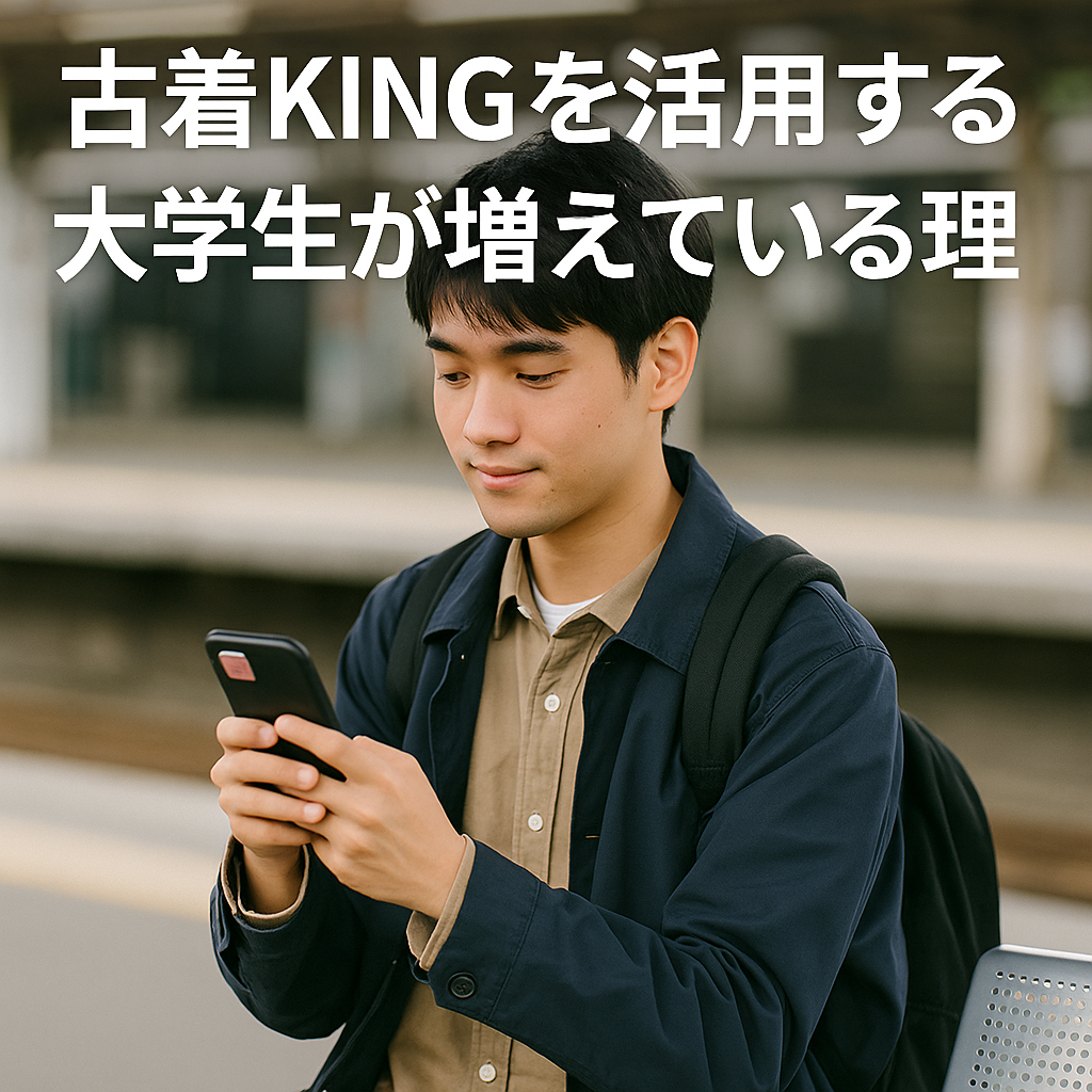 古着kingの活用が大学生に広がっている
