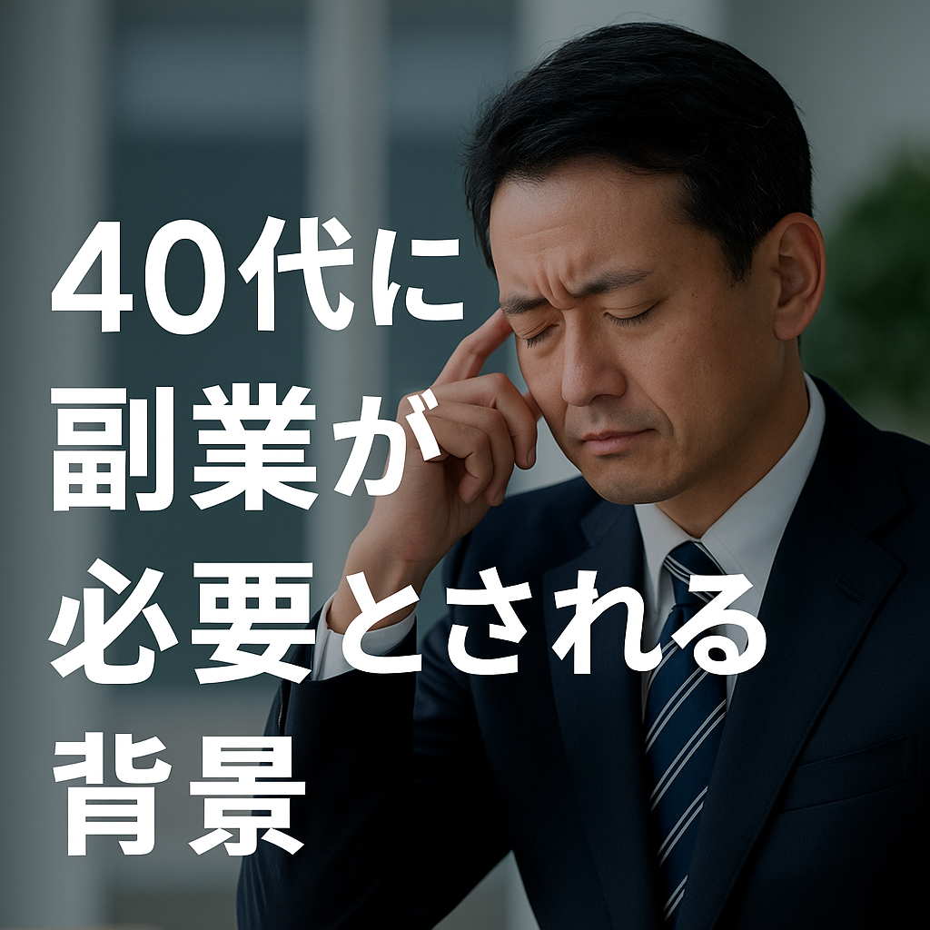 40代で副業が必要な理由