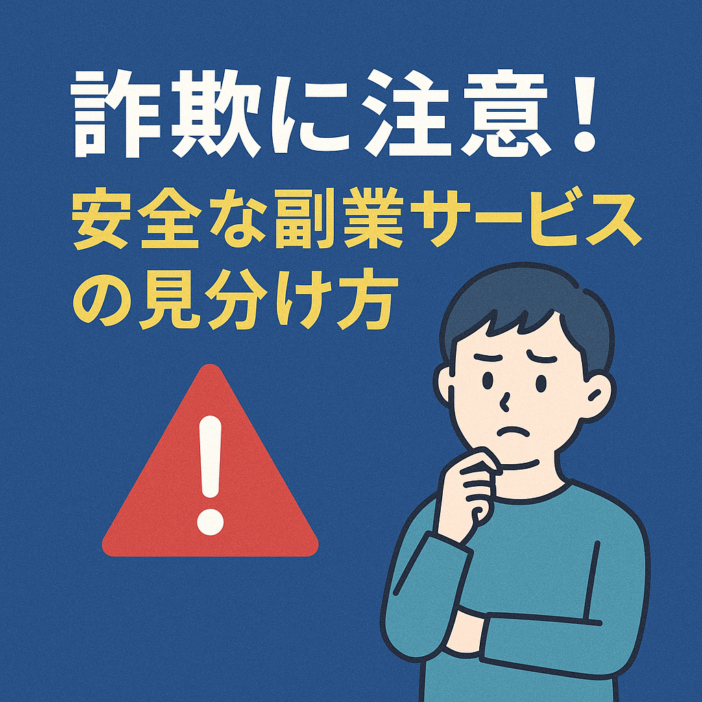 古着kingが提唱!安全な副業サービスの見分け方